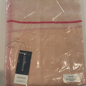 Bloom & Give Peach Cotton Scarf